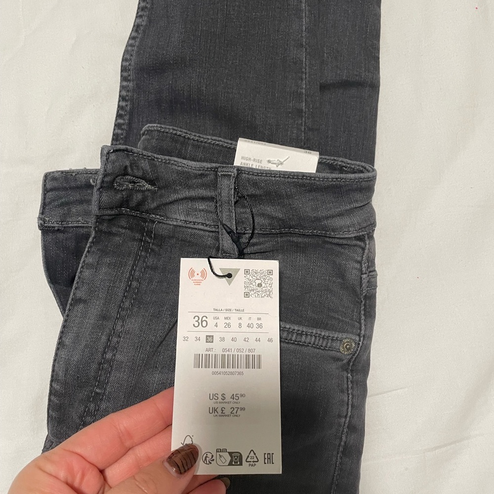 Zara Dark Gray Skinny Jeans